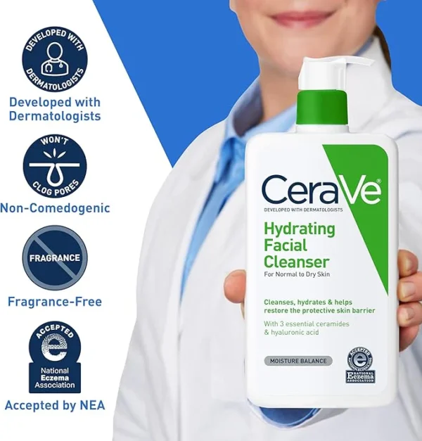 CERAVE-HYDRATING CLEANSER 16oz - Image 5