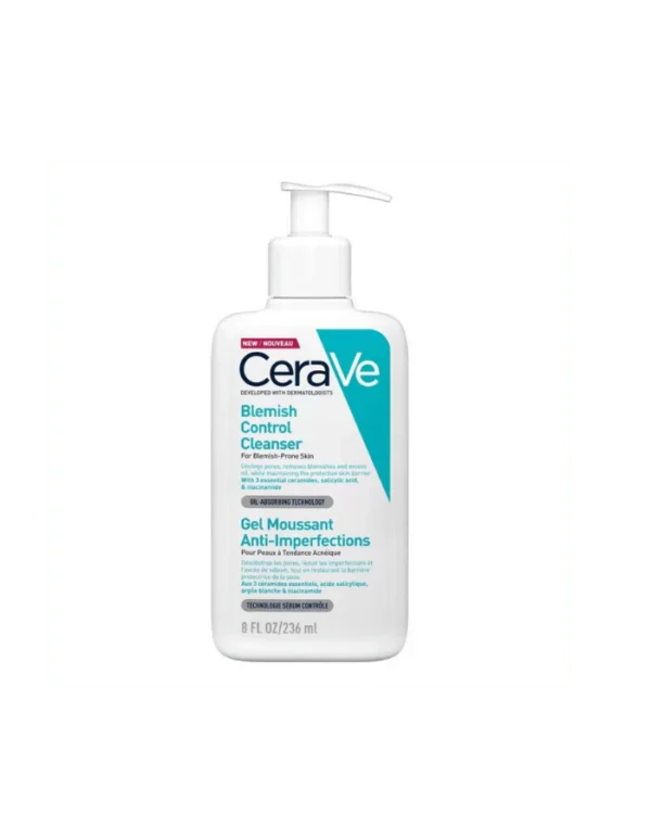 CeraVe Blemish Control Face Cleanser with 2% Salicylic Acid & Niacinamide